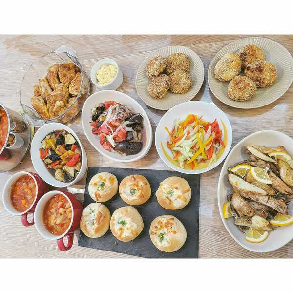 一汁三菜をモットーにしています。